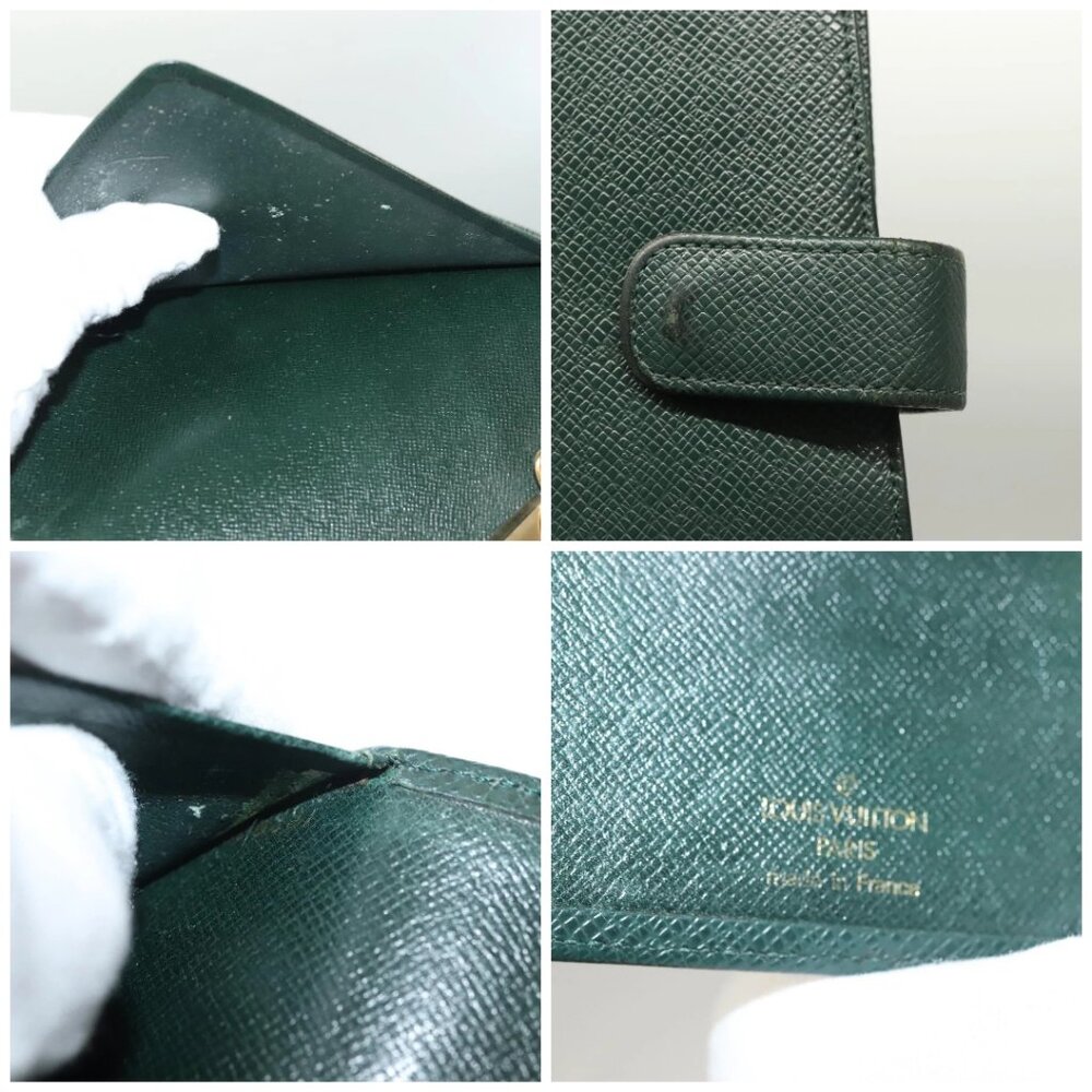 LOUIS VUITTON Taiga Agenda MM Day Planner Cover Epicea - Picture 15 of 16
